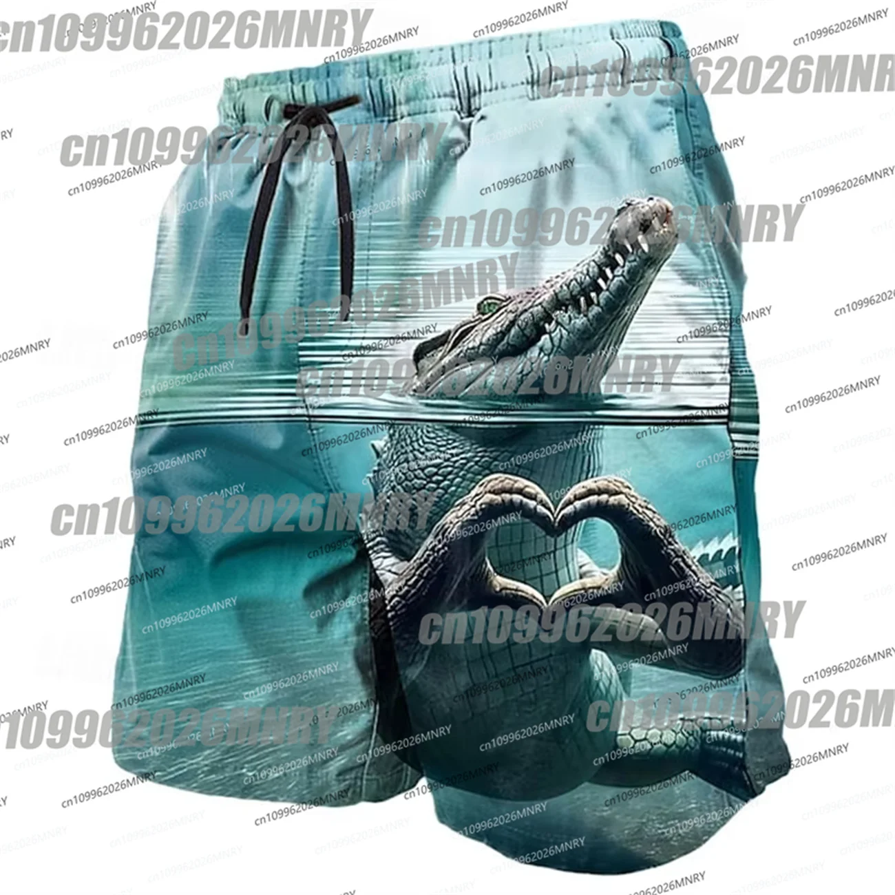 Funny Animals Graphic Beach Shorts Fashion Summer Street Unisex 3D Printed Swim Trunks Casual Beach Vacation Man Short Pants