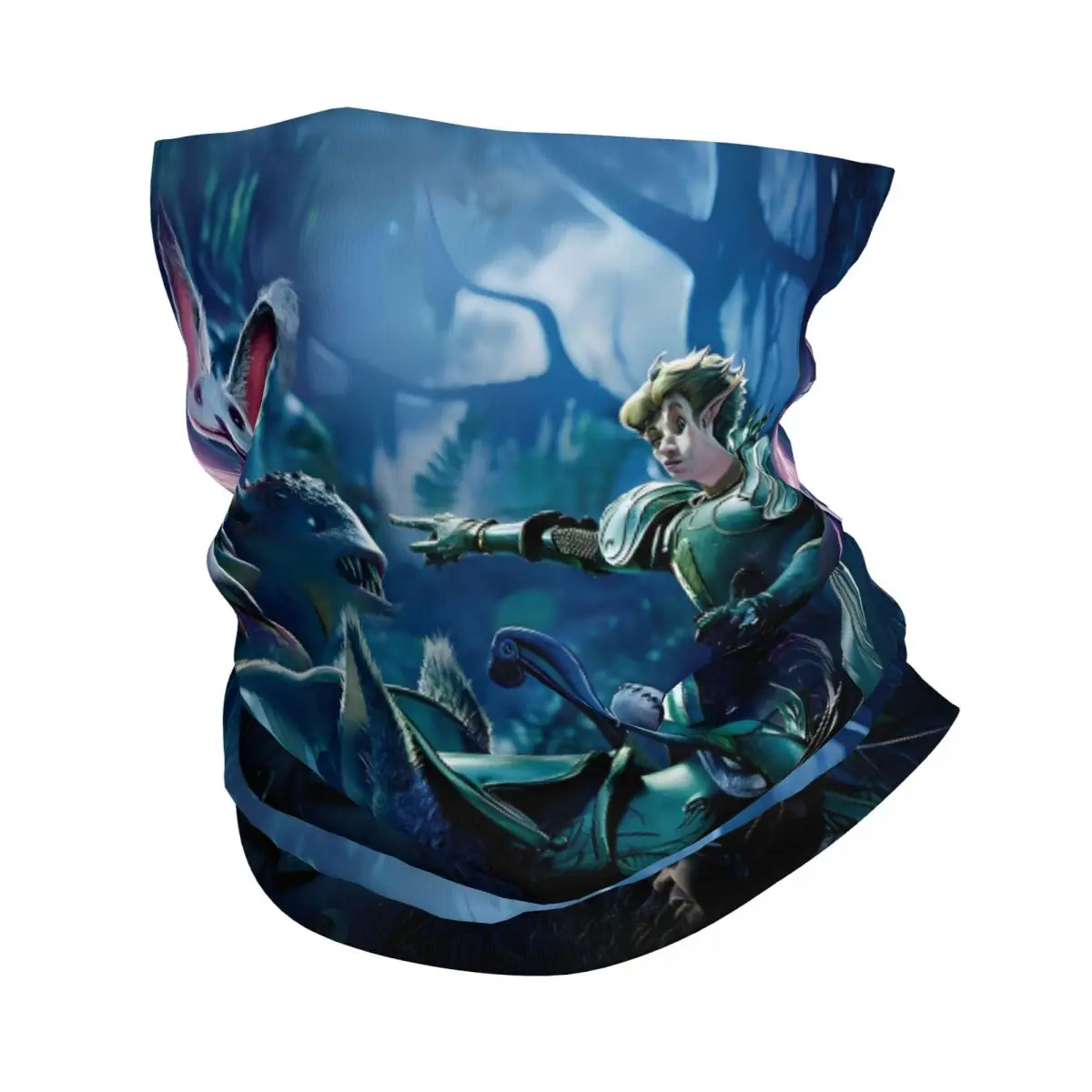 

Изготовленная на заказ странная волшебная бандана, зимняя теплая повязка на шею, женский ветрозащитный шарф для лица для пеших прогулок, аниме, фантазийная пленка, гетры, повязка на голову