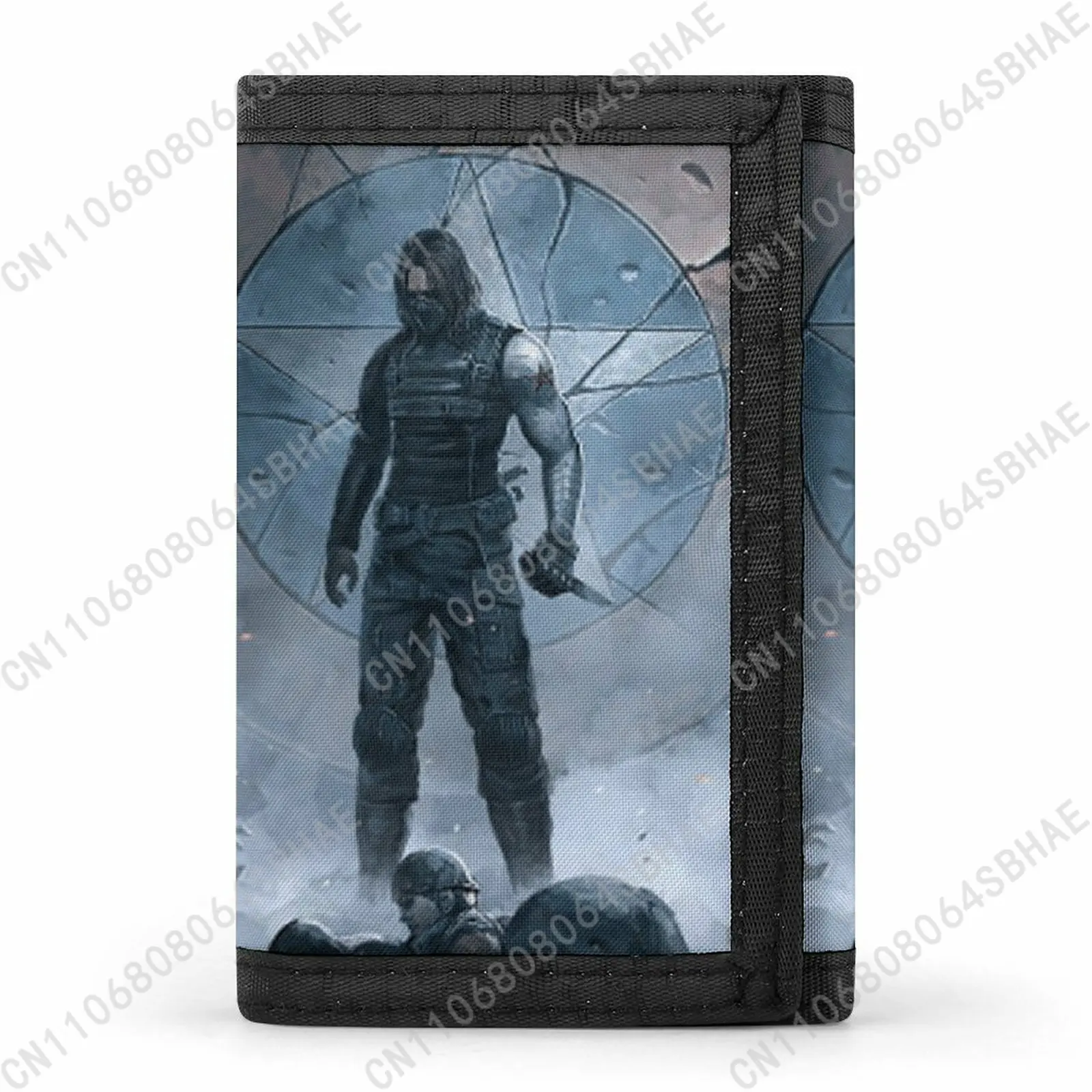 

Marvel Bucky Barnes Tri Fold Wallet Teenage Girls Boys Slim 3 Fold Card Personalized Pattern Purse School Daily Use Cosplay