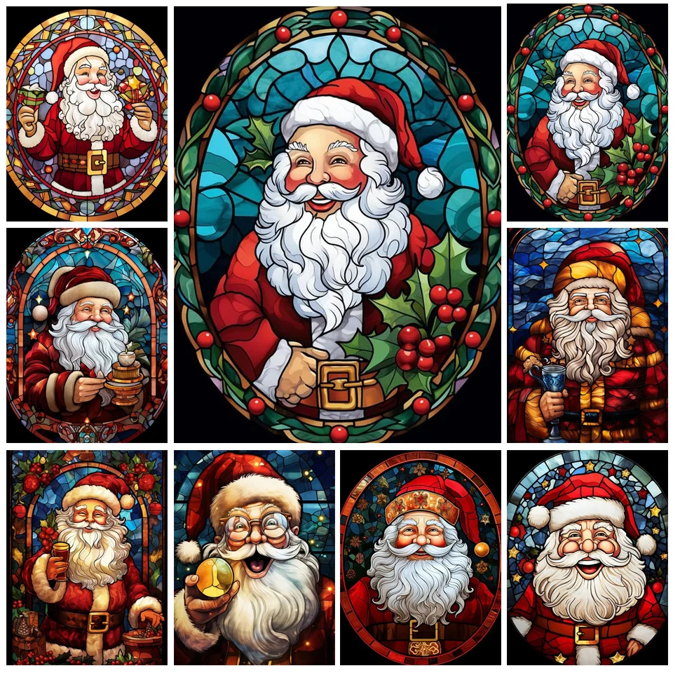 

5D Christmas Present Diamond Painting Santa Claus Full Diamond Mosaic Cross Stitch Craft Rhinestone Embroidrey Home Decor YG4563