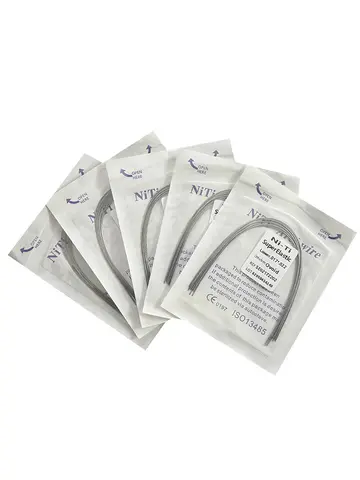 10pcs/pack Dental Arch Wires Orthodontic Super Elastic NITI Round Rectangle Archwire Lower/Upper 012/014/016/018/020/16x16/16x22