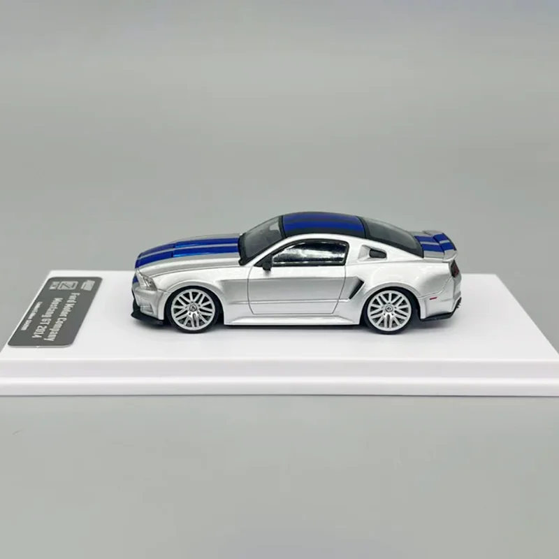 DCM Diecast 1:64 Scale Mustang 2014 Modified NFS Alloy Simulation Car Model Collection Souvenir Ornaments Display Holiday Gift