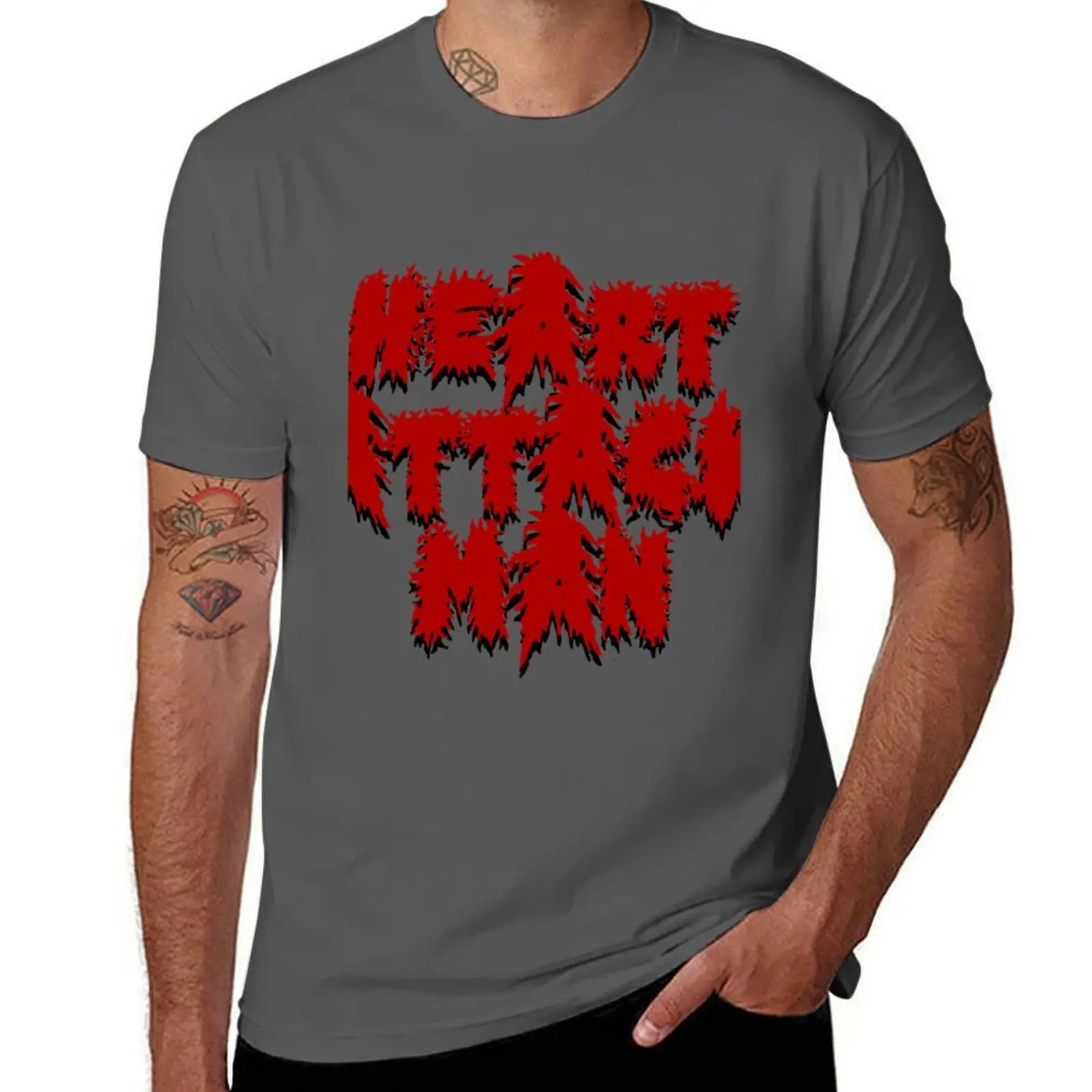 Heart Attack Man Hardcore T-Shirt Summer Sports Quick Dry T-Shirt
