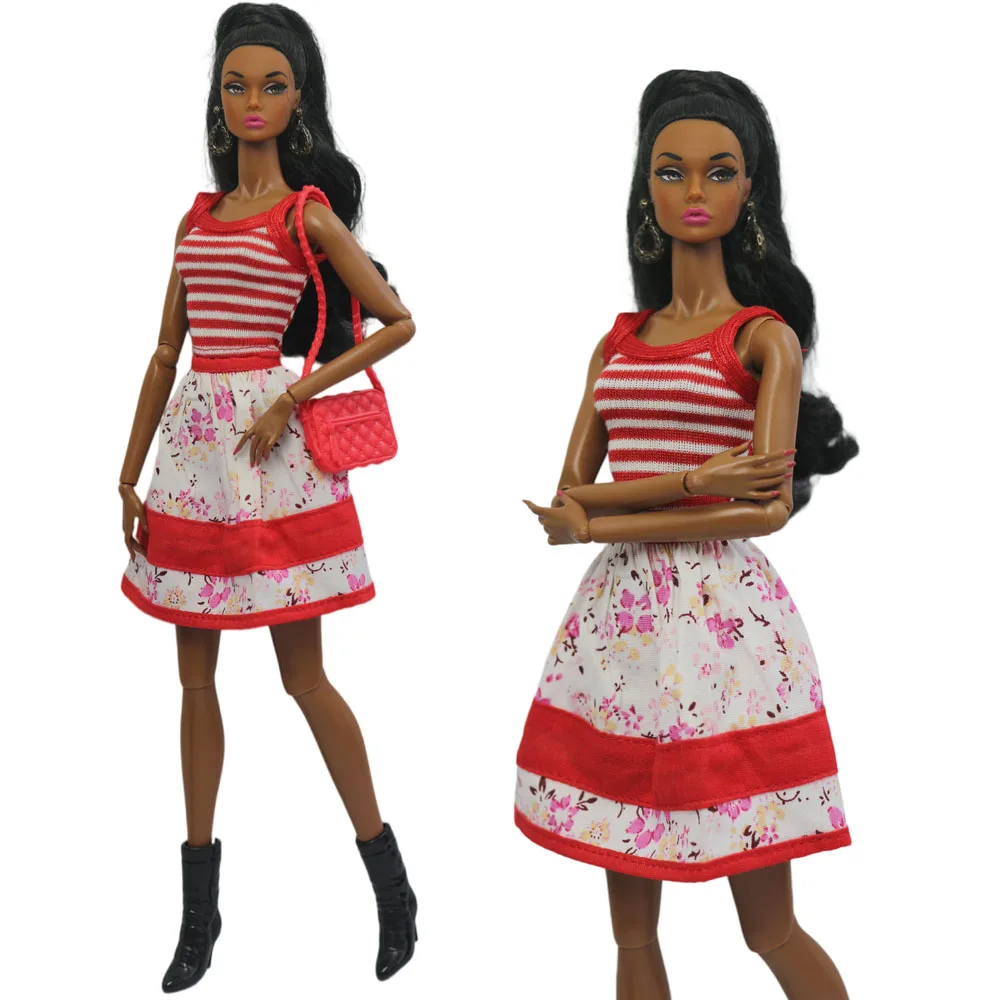 1 Set Puppenkleidung im Maßstab 1:6, Kleid-Outfit für 11,5 Zoll (30 cm) Puppen, viele Stile zur Auswahl, Geschenke für Mädchen, Puppenzubehör # 36 – Detail 8