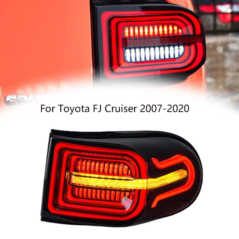 

LED Rear Running Light + Brake Lamp + Dynamic Turn Signal Car LED Tail Light Taillight For Toyota FJ Cruiser 2007 - 2020