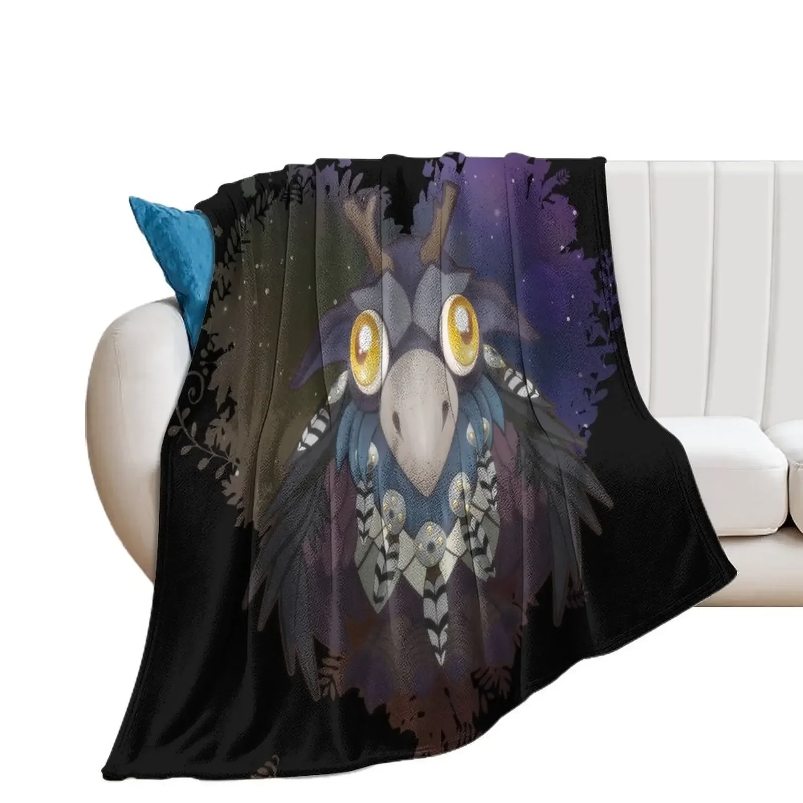 cute little druid Throw Blanket Beautifuls Polar Heavy manga Blankets