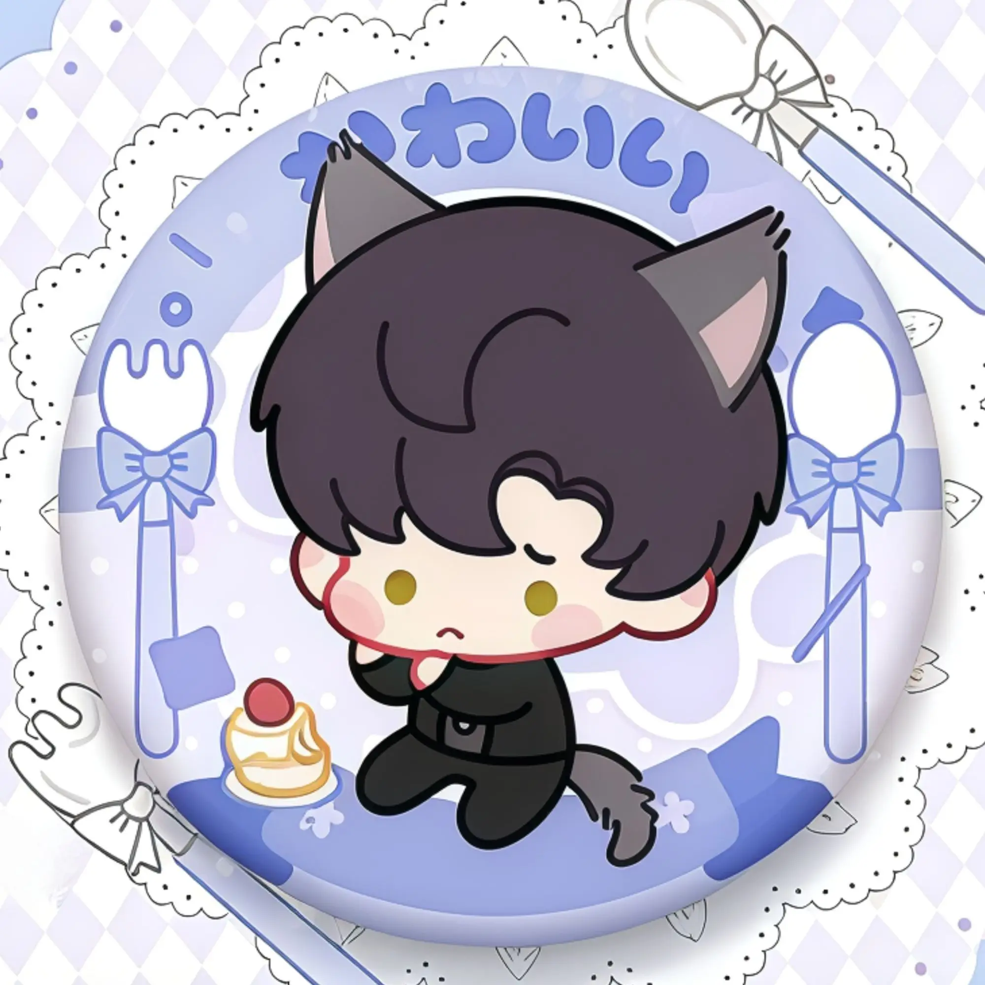 5 قطعة الحب والفضاء العميق رافاييل سيلوس دبابيس أنيمي شارات لطيف دبابيس مستديرة التلبيب دبوس ظهره قبعة اكسسوارات تحصيل الهدايا