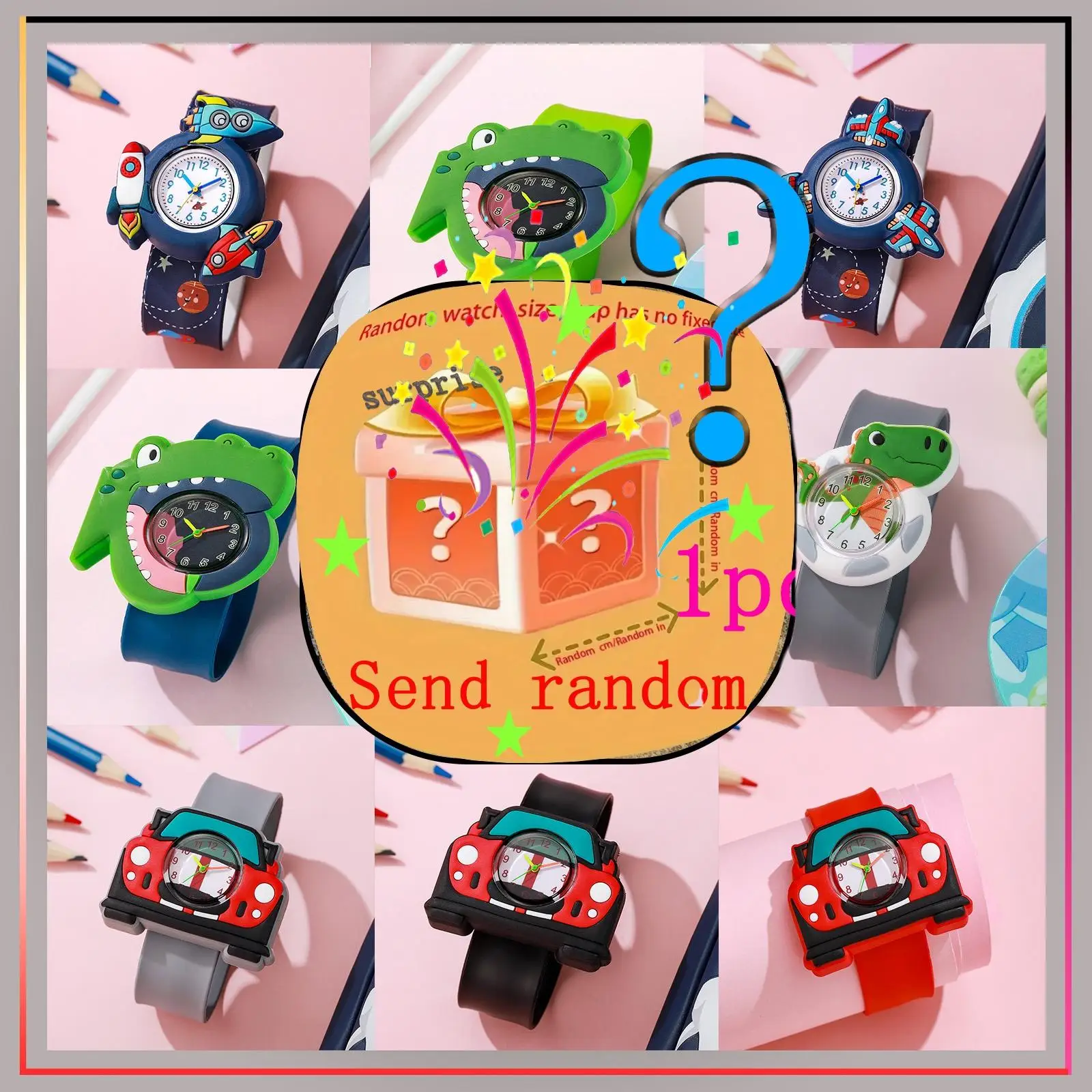 

1 шт./компл. модные женские часы простого дизайна в случайном стиле;