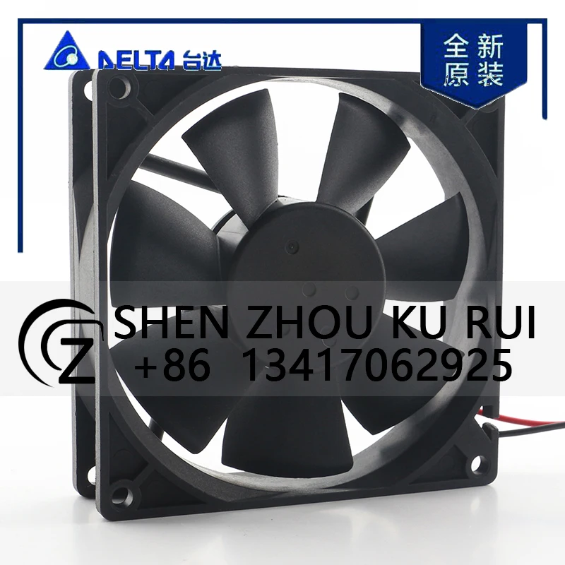 Delta 12V 48V DC24V 0.40A AC EC 9025 90X90X25MM 9CM Inverter Chassis Power Supply Double Ball Bearing AFB0924VH-SP02 Cooling Fan