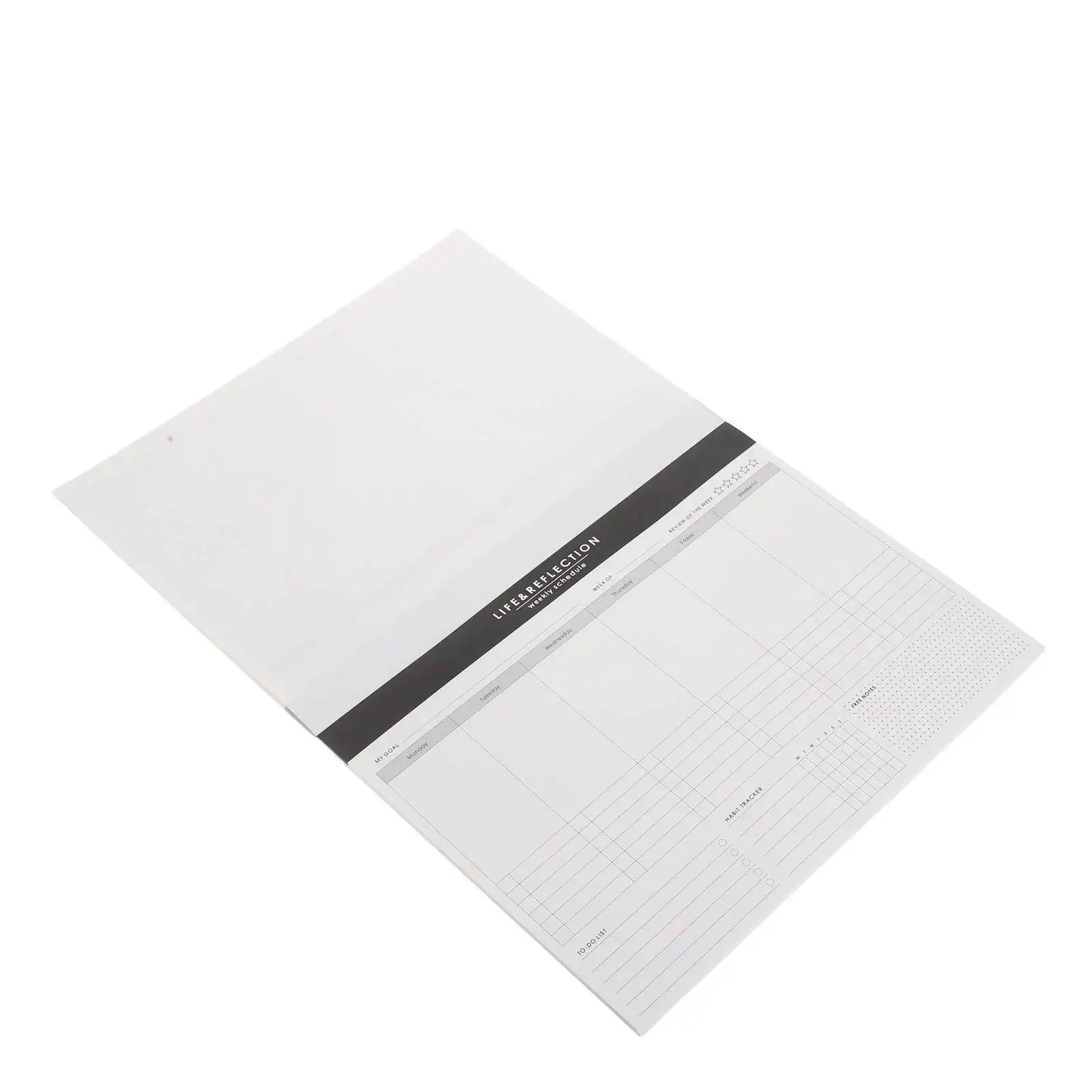 Weekly Planner Notepad Writable Paper Streamlined Layout for Daily Task Management to Do List Scheduler Weekly Goal Tracker