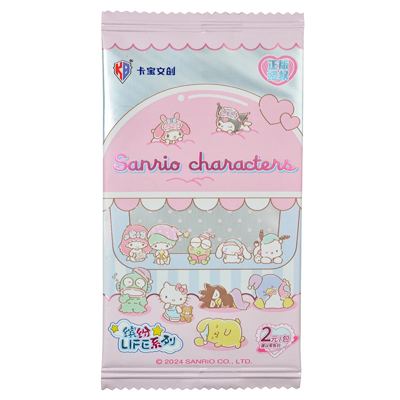 KABAO Original Sanrio Kuromi Hello Kitty My Melody Shining Collectible Card Game Trading Card Toys For Girl's Birthday Gift