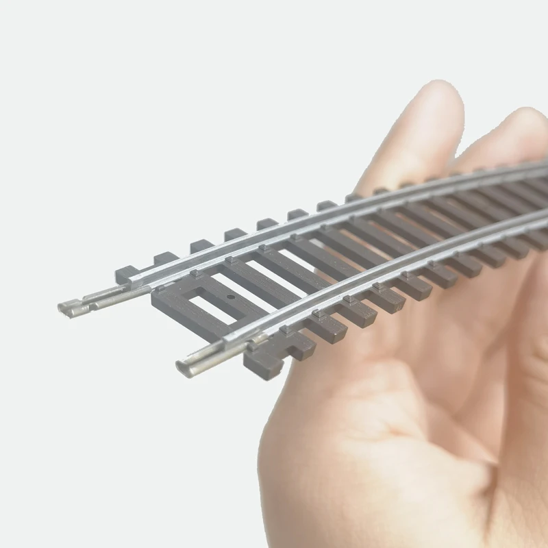 1/87 Ho scale train track model railway track can be powered nickel silver narrow gauge curved track turnout track model