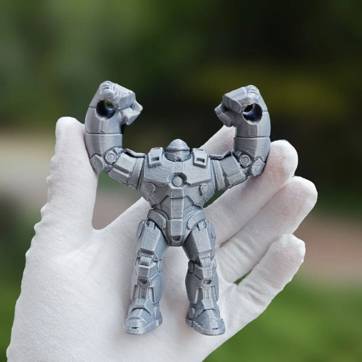 New 3D printed resin mecha whirlwind strongman top card handheld outdoor competition EDC