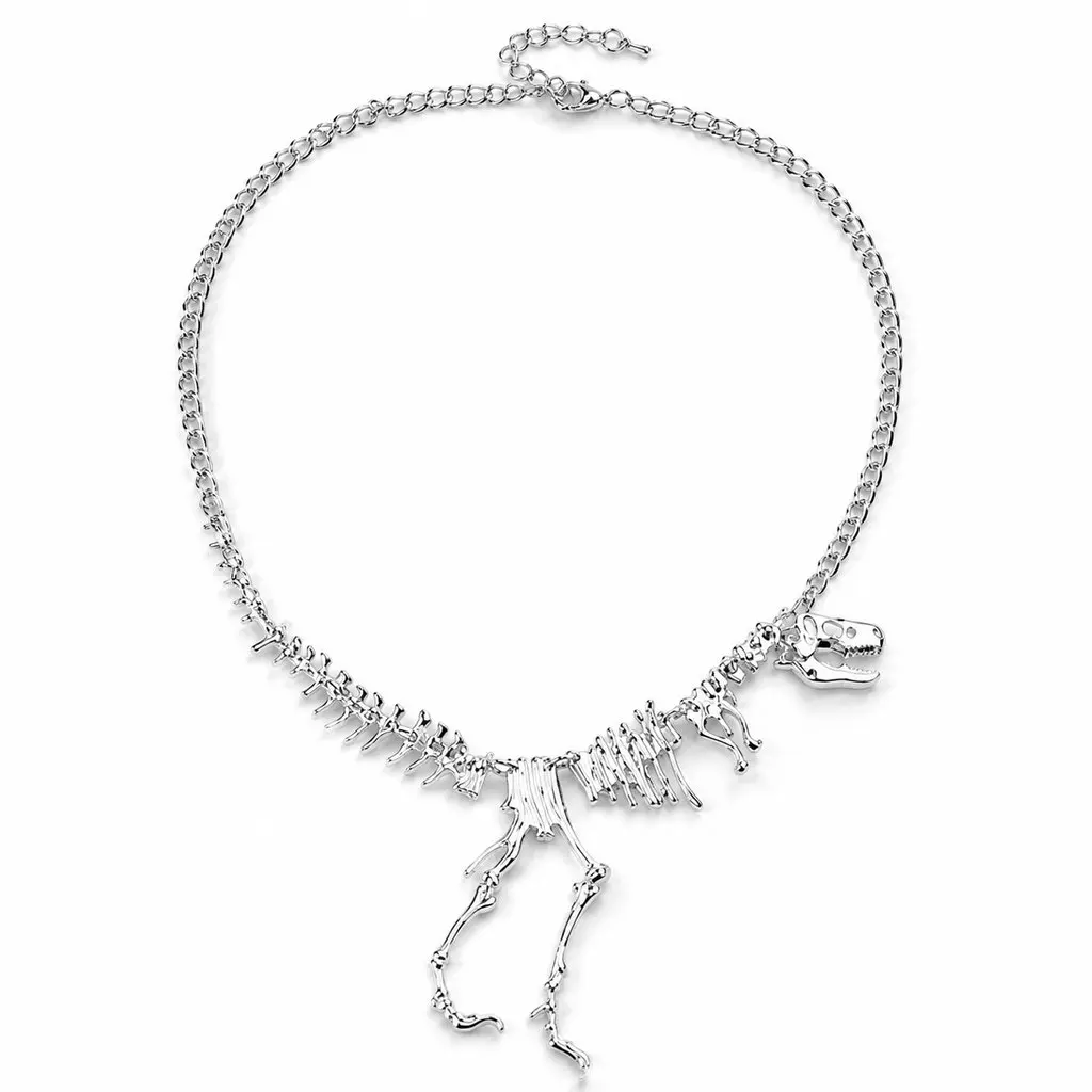 Dinosaur Necklace for Women Creative Fashion Pendant Fine Detail Rust Resistant Daily Party Christmas Valentine