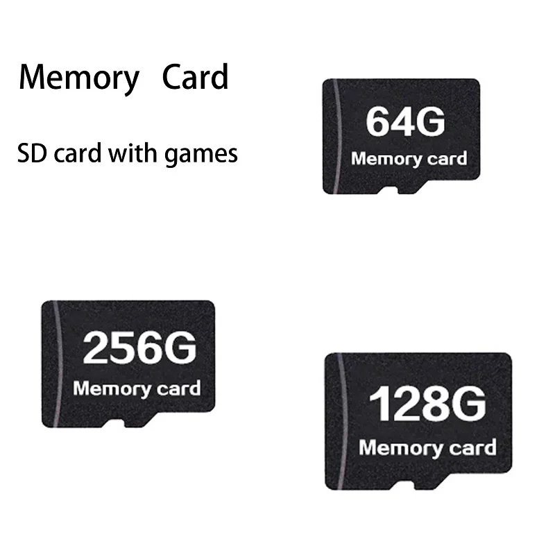 

Карта памяти Micro SD 64 Гб/128 ГБ/256 ГБ, карта памяти с 50000 играми, карта памяти для консоли/игровой консоли