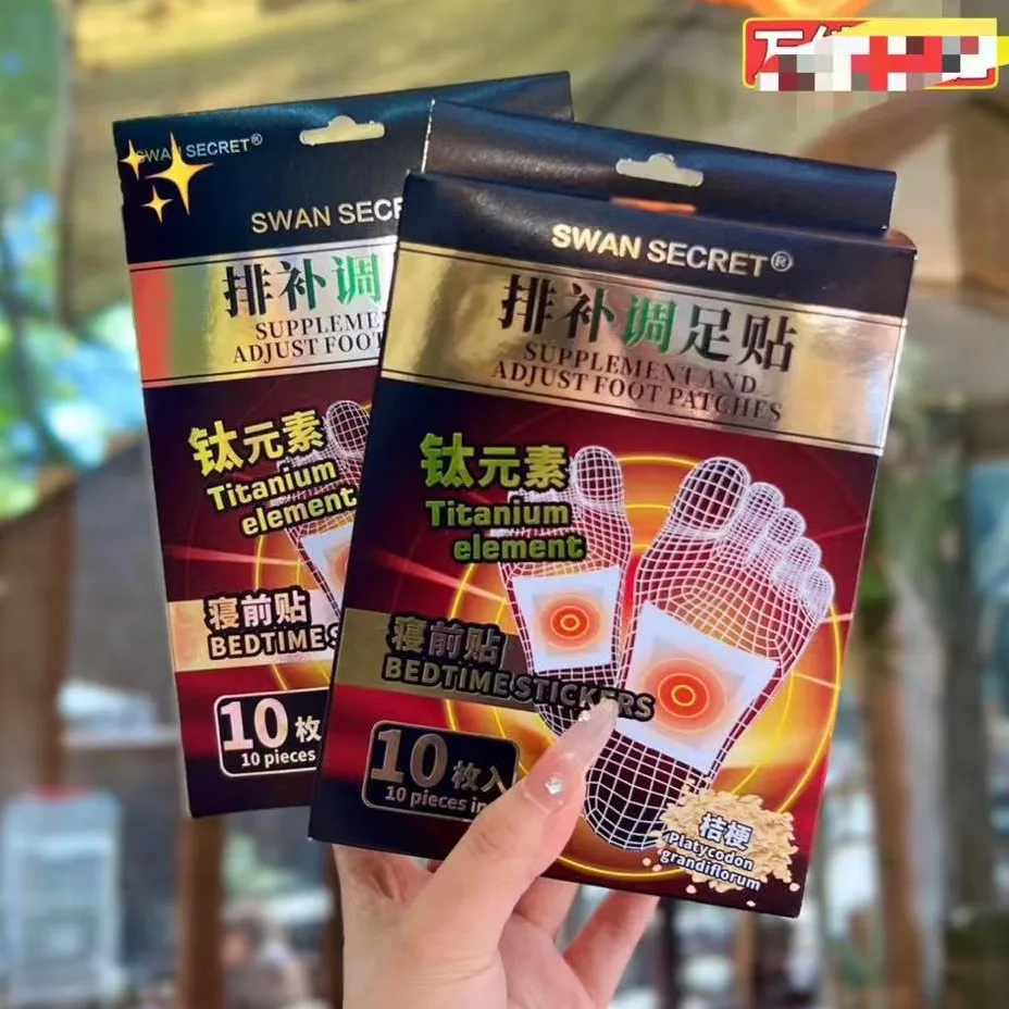 

2025 Titanium Foot Patches 10-Pack - Detox & Balance Therapy for Wellness