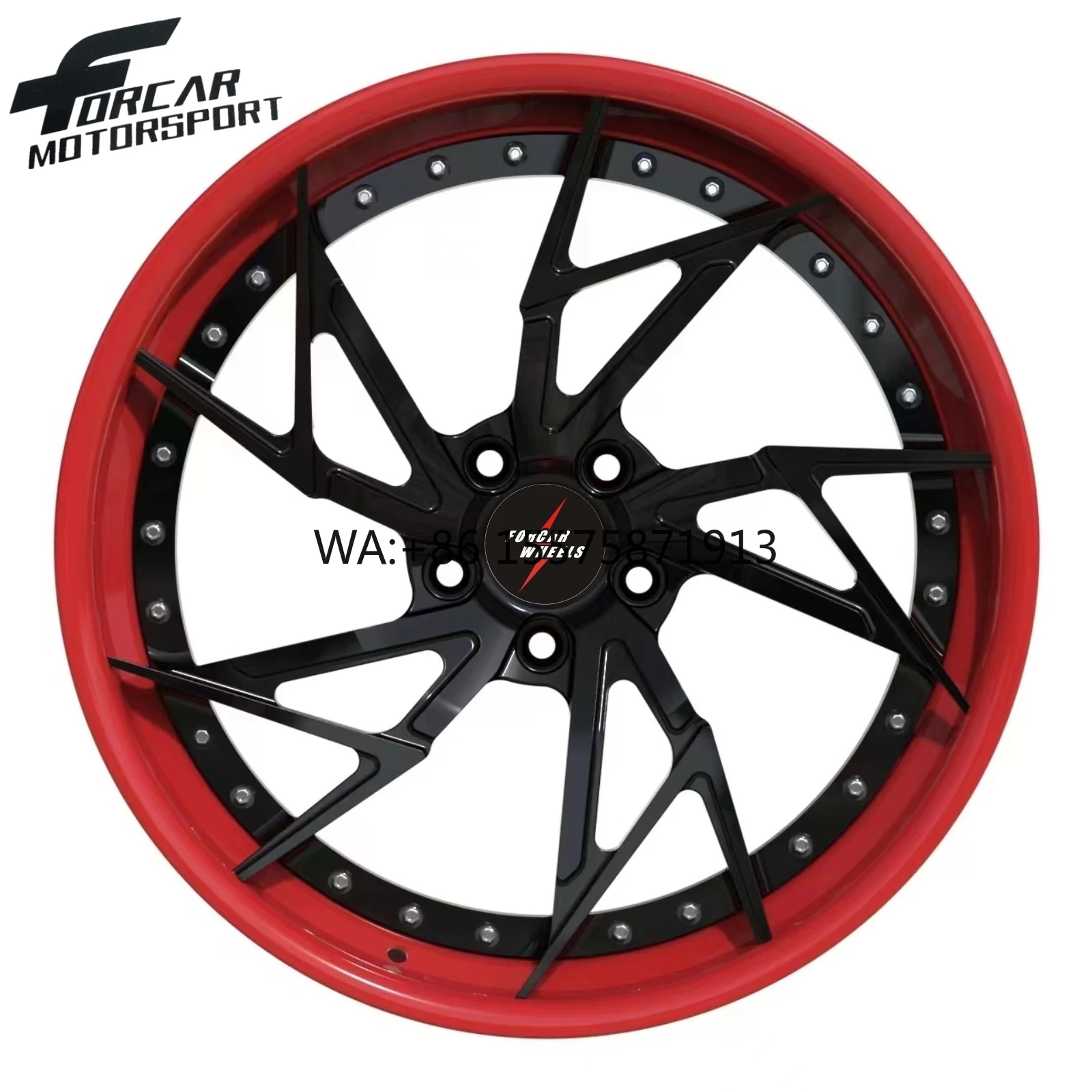 

Кованые диски Forcar Double Color, двухкомпонентные, 18, 19, 20 дюймов, T6061, заводская цена, 5*112, 5*114.3, 5*120, для 911