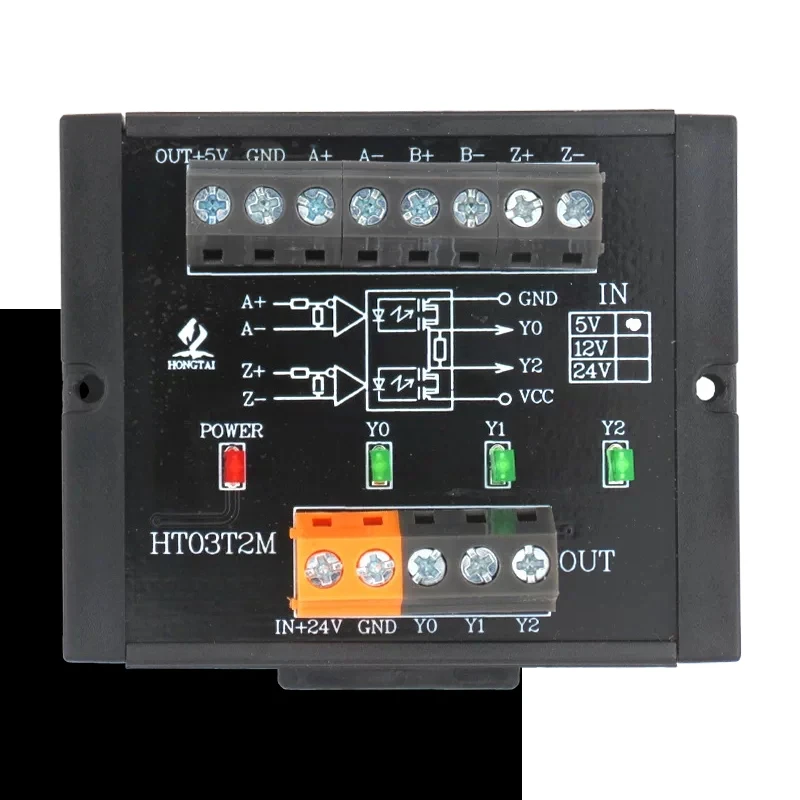 Differential Rotary Collector, Single Ended, High Speed Signal Conversion Module Servo Closed Loop Count 3 4 Channel HT04T2M