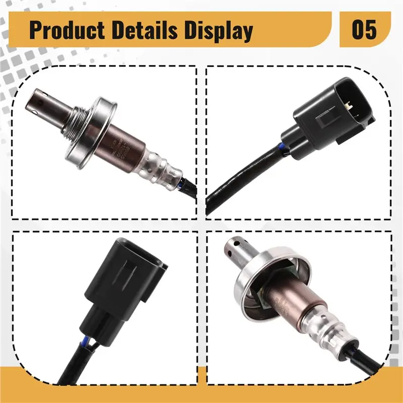 เซ็นเซอร์ออกซิเจน O2 89465-12880 สำหรับรถยนต์โตโยต้า โคโรลล่า วีออส ยาริส 1.6 ลิตร ปี 2006-2019 อะไหล่รถยนต์ 8946512880