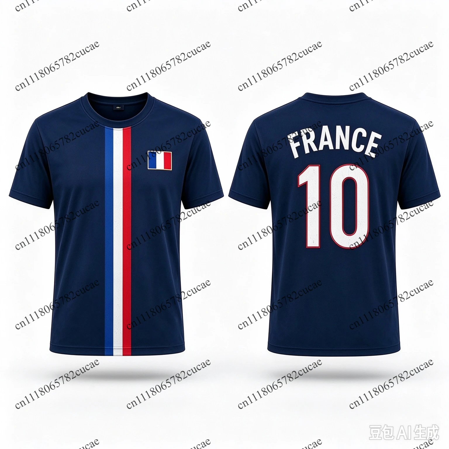 Men's breathable polo shirt, featuring the Uruguay flag and number 9 print, perfect for fans