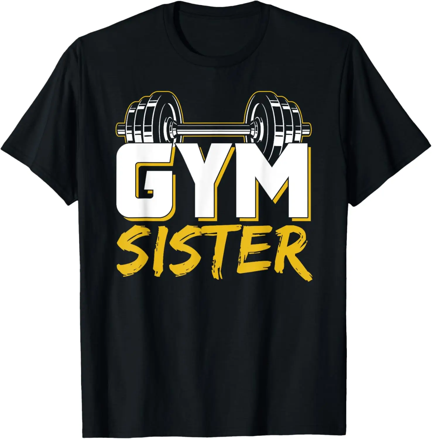 Camiseta de entrenamiento de levantamiento de pesas Gym Sister Fitness