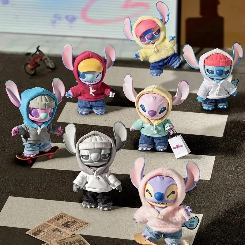 

Disney Stitch Gen Z Street Series слепая коробка фигурка милый стежок виниловая кукла загадочная коробка плюшевая сумка-сюрприз кулон девушка подарок игрушки