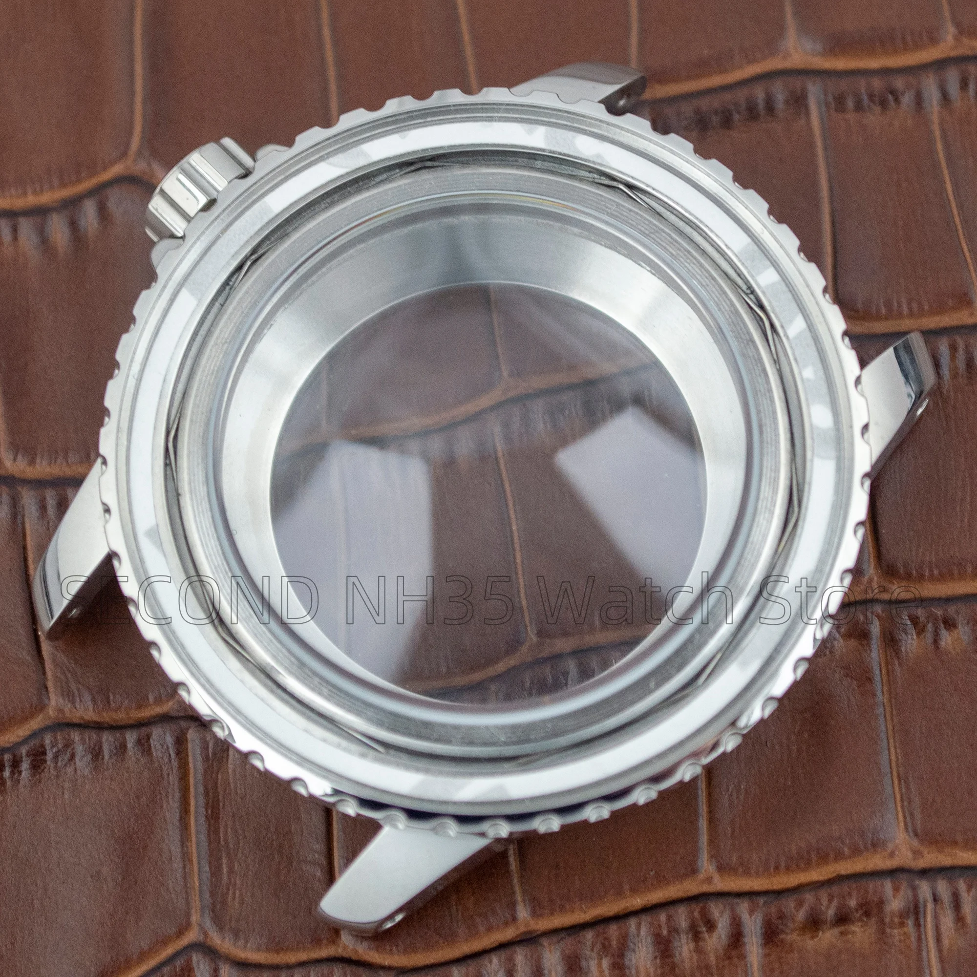 لخمس أقدام NH35 حافظة وزارة الدفاع ساعة حافظة 316L الفولاذ المقاوم للصدأ صالح NH35 حركة أداة إصلاح 10ATM مقاوم للماء اكسسوارات أجزاء