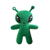 30cm Green Alien Plush Toy Anime Tentacled Horn Alien Monsters Horror Doll Boys Girls Soft Toys Stuffed Throw Pillow kids gifts