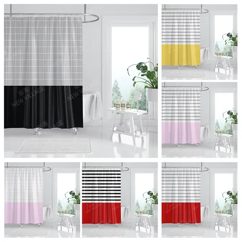 Waterproof fabric shower curtains Bathroom curtain accessories Bath curtain for shower 180x200cm 240*200 anime boho decoration