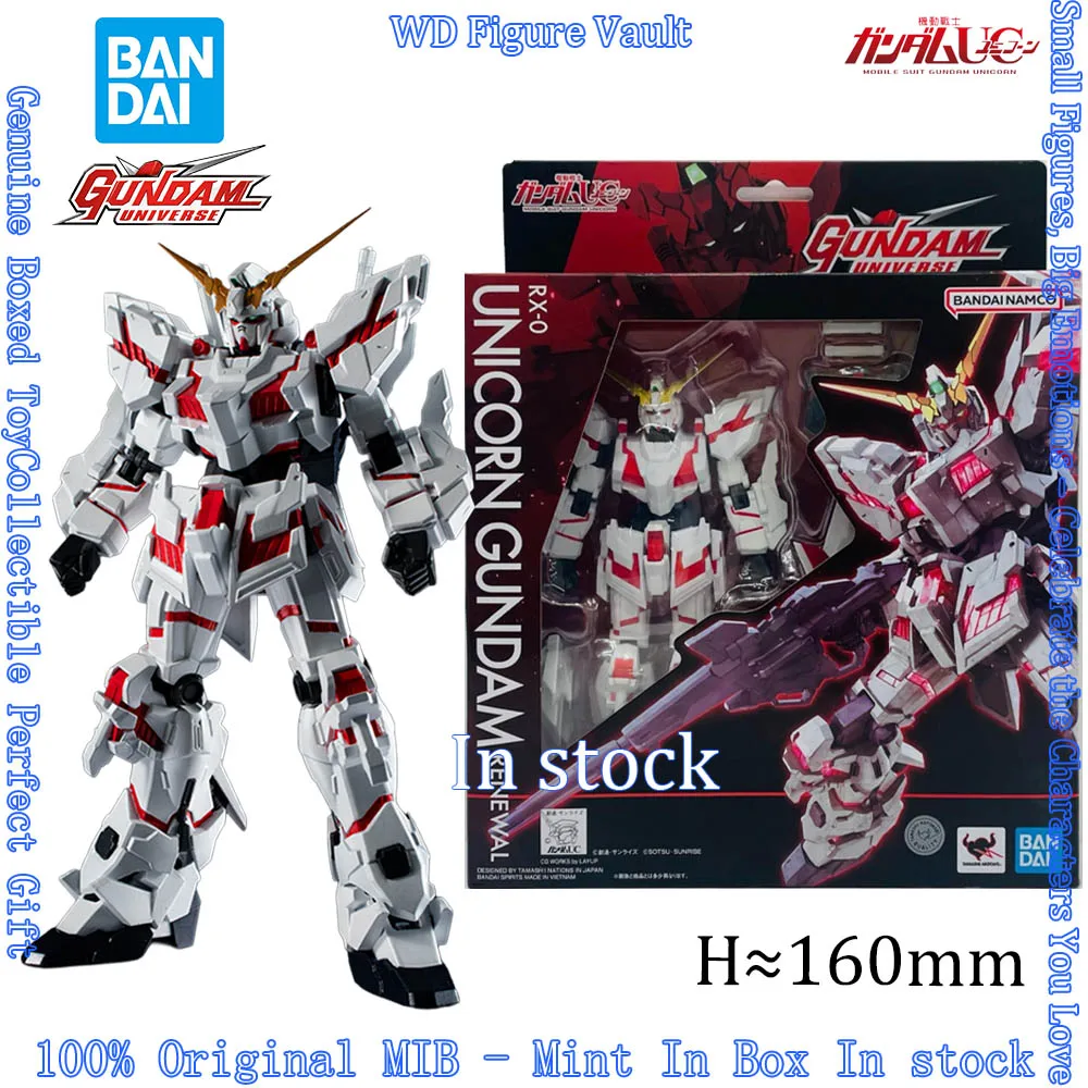 

In stock Bandai Licensed Gundam Universe RX-0 UNICORN GUNDAM RENEWAL Gundam UC Figures Anime Model Genuine Boxed Toy Gift