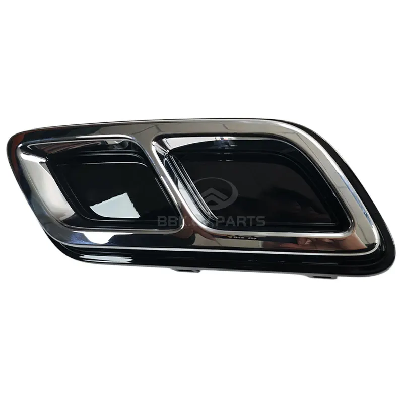 Car Rear Exhaust Muffler Tail Throat Pipe Cover Trim Tail Throat Trim Frame For VW Tavendor Rline
