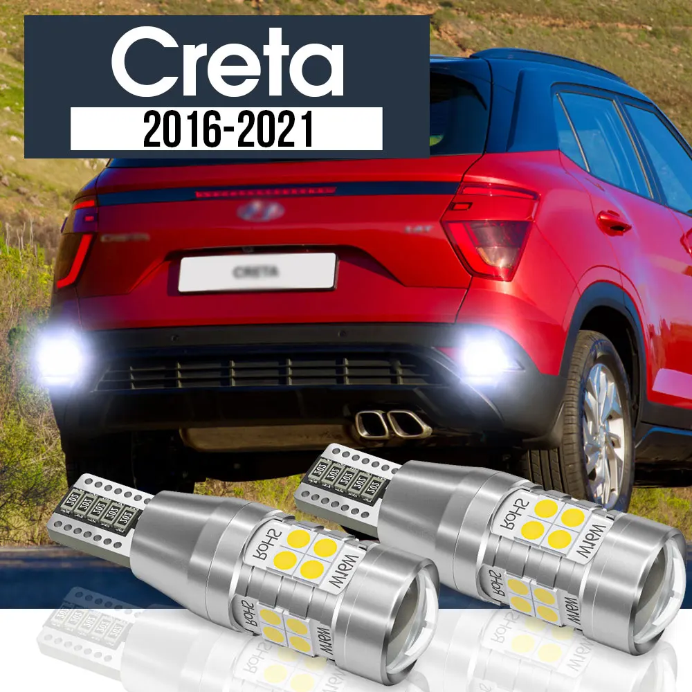 

2pcs LED Backup Light Reverse Lamp Canbus Accessories For Hyundai Creta 2016 2017 2018 2019 2020 2021