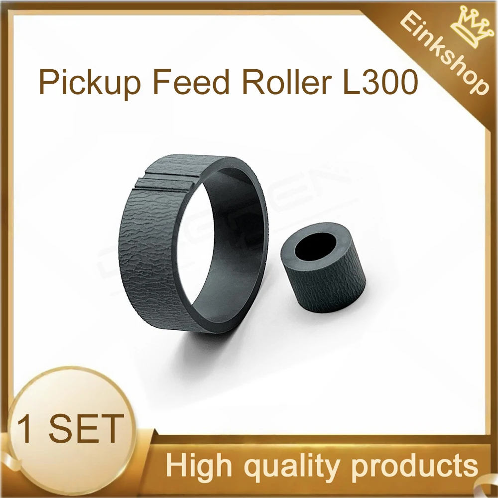 1 SET Pickup Feed Roller for EPSON L300 L310 L350 L355 L362 L365 L366 L360 L110 L120 L130 L132 L210 L220 SEPARATION PAD Rubber