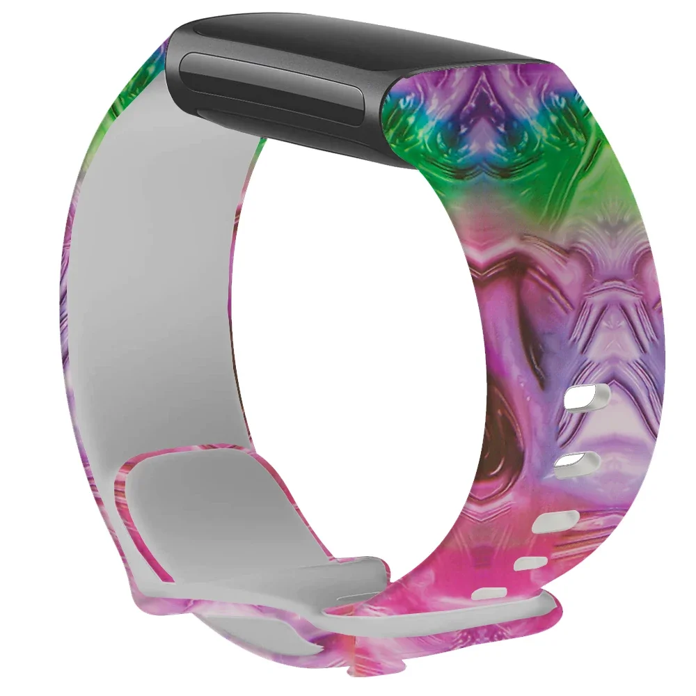 حزام ساعة بديل عالي الجودة لسوار Fitbit Charge 5، سوار ساعة رياضي من السيليكون للوصول إلى Fitbit Charge5