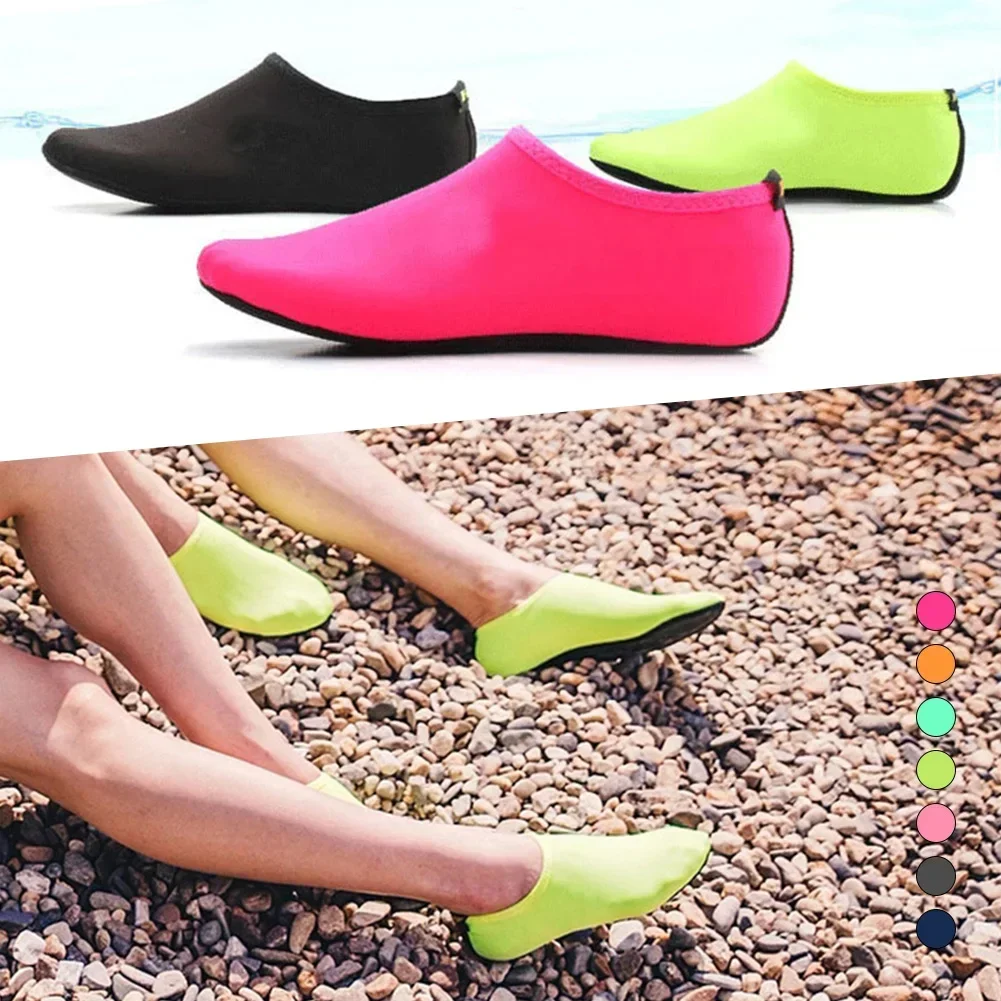 Unisex Water Shoes Swimming Diving Socks Summer Aqua Beach Sandal Flat Shoe Seaside Non-Slip Sneaker Socks Slipper for Women Men