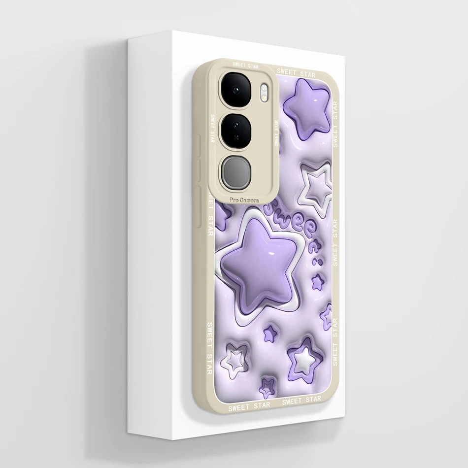 For Vivo V40 Lite V40SE Y200 Y300 Case Fashion Back Cover For Vivo V 40 Lite 4G 5G V40 SE Funda Soft Liquid Silicone Phone Shell