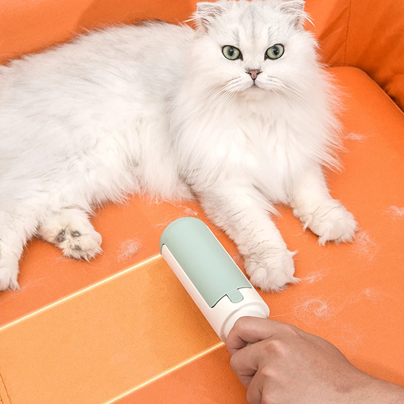 Pet hair remover roller sticky hair brush coat sofa cleaner to remove floating hair cat shaver