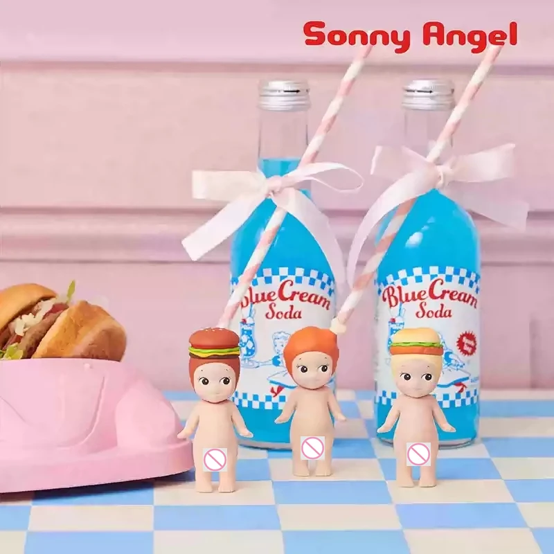 

Sonny Angel Snack Series Blind Box Mystery Box Toys Kawaii Ornaments Figurines Home Decor Desktop Model Dolls Gilrs
