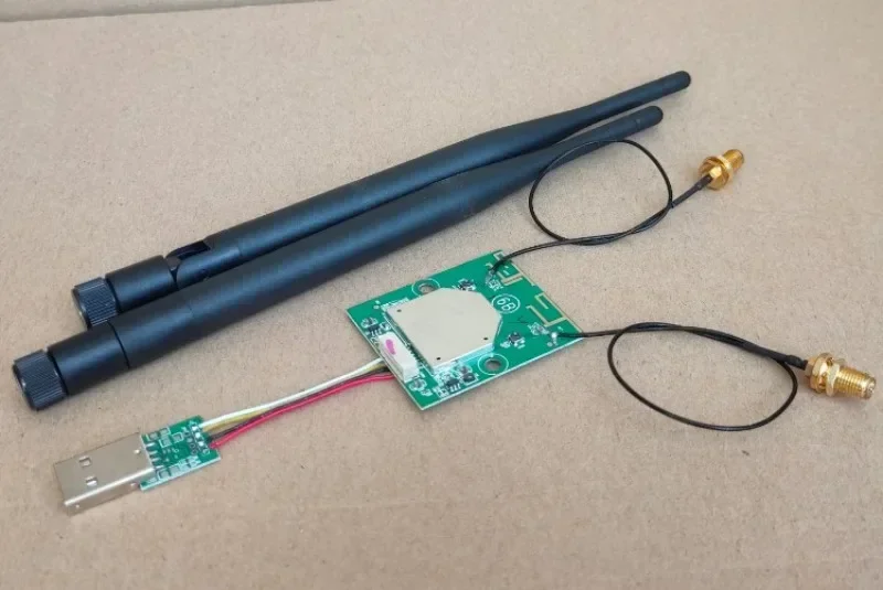 RTL8812AU High-power 5G Network Card Kali Ubuntu Raspberry Pi Image Transmission Drone 5G Wifi