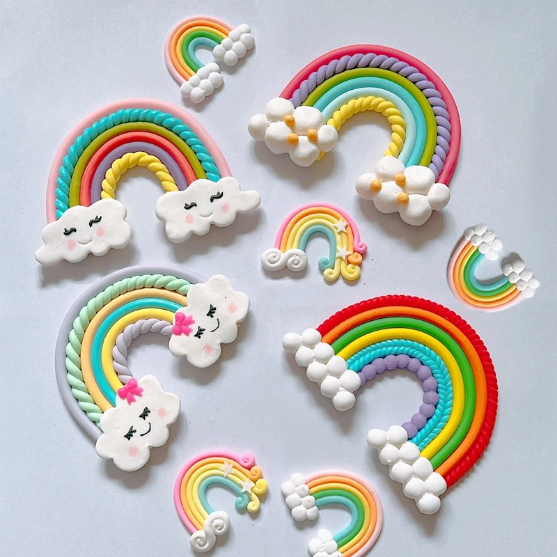 Rainbow Cake Topper…