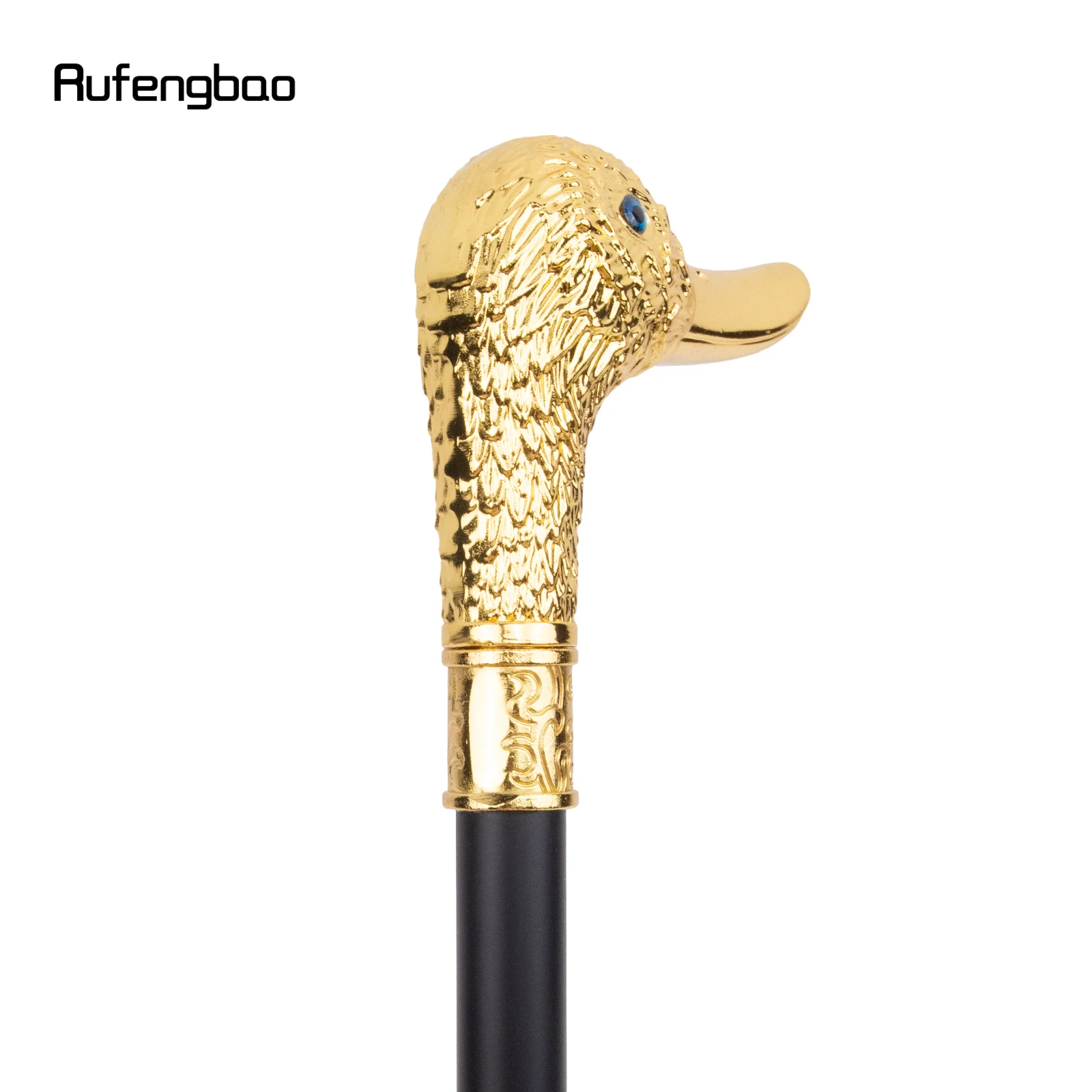 Golden Duck Head Fashion Walking Stick Decorative Stick Cospaly Vintage Party Fashionable Walking Cane Crosier 95cm