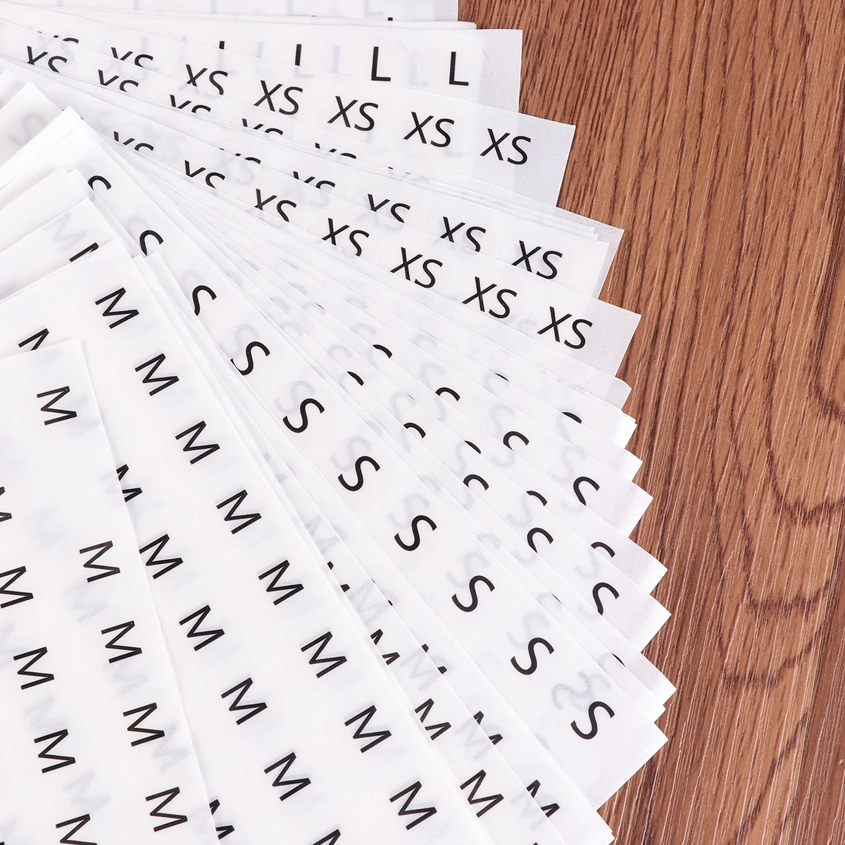 

1000pc Size Black White Barcode Cloth Hat Shoe File Label Sticker Folder Sticker Merchant Manufacturer Salesmen