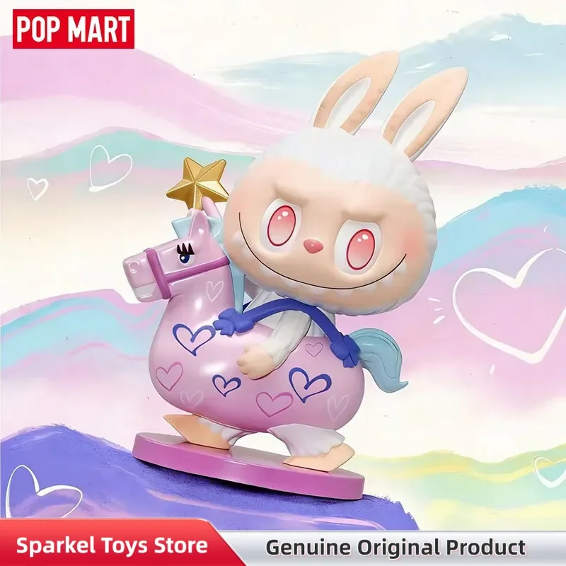Genuine POPMART The Golden Gallop Series Blind Box Kawaii Skullpanda Dimoo Doll Anime Figure Mystery Box Ornament Toys Gifts view 3