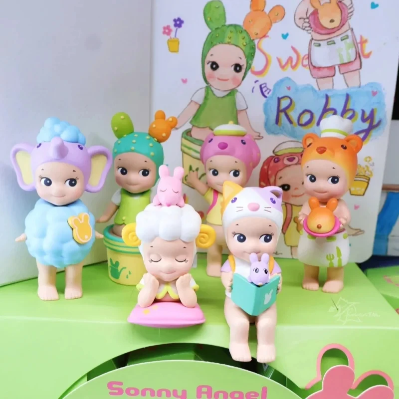 

Kawaii Sonny Angel Home Sweet Home Series слепая коробка мультяшные мини-фигурки куклы аниме загадочная коробка милая модель украшения подарок