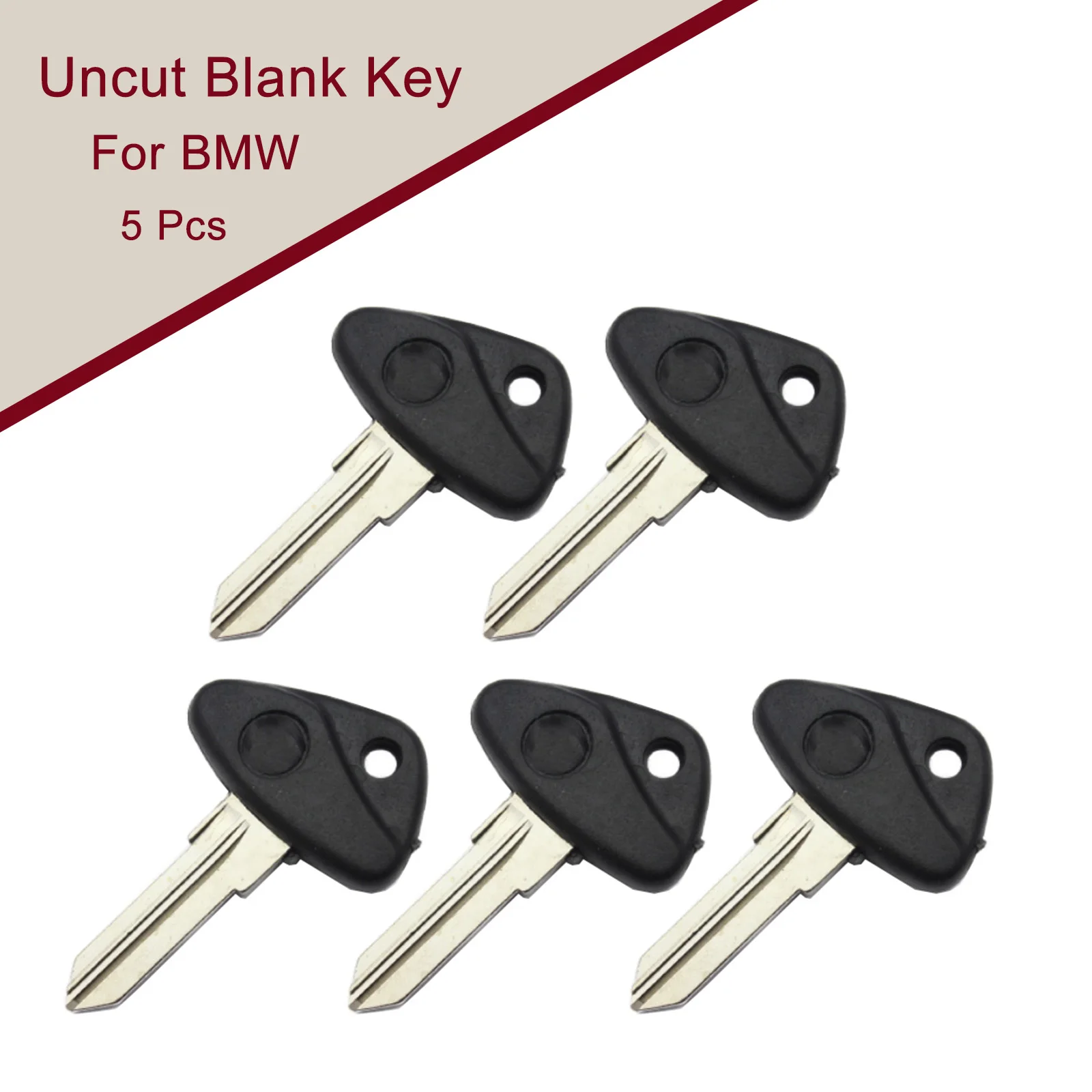 5 Pieces Blank Motorcycle Keys For BMW R1150R R1150GS R1150RS R1150RT R1200C R1200IND K1200LT K1200GT K1200R R850R R1100S Keys