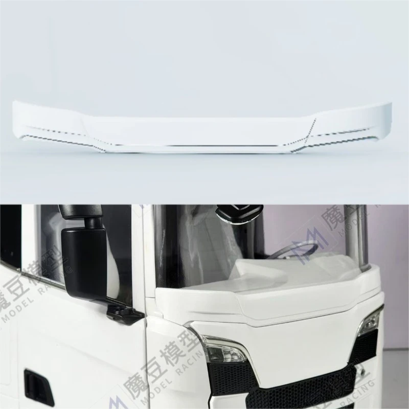 1pcs Glass Sand and Stone Barrier for 1/14 Tamiya RC Truck For scania 770S