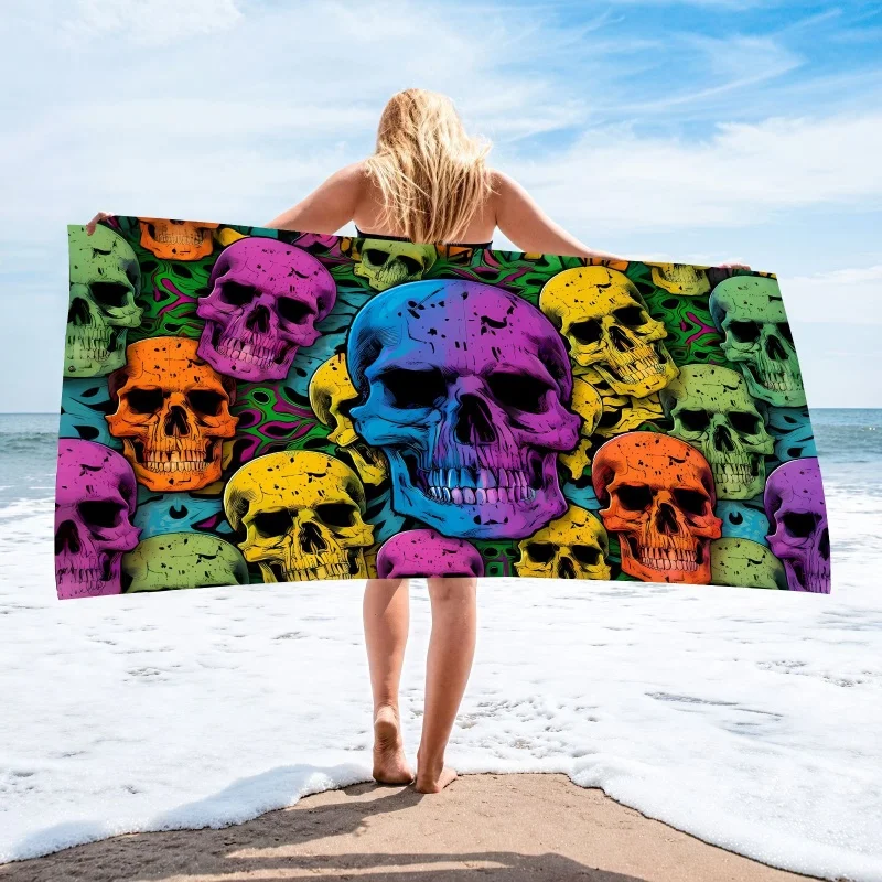 Newest Beach Towel Western Aztec Geometric Tribal Print Beach Towel Oversized Absorbent Outdoor Travel Bath Towel