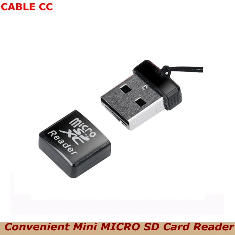 USB 2.0 do Micro SD T-Flash TF M2 czytnik kart pamięci do telefonów komórkowych i tabletów czarny mini rozmiar najlepsza jakość