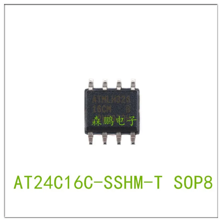 5 pz AT24C16C-SSHM-T 16CM SOP8 IC Chip 100% nuovo
