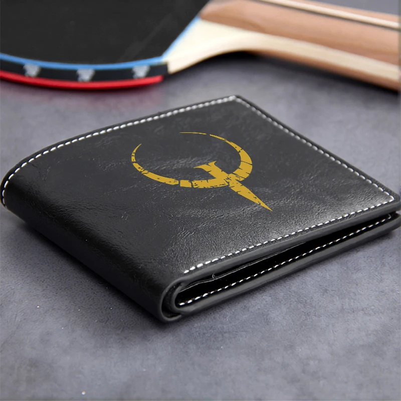 Mandalorian Symbol PU Leather Wallet Men's Compact Business Style Durable Lightweight Premium Finish